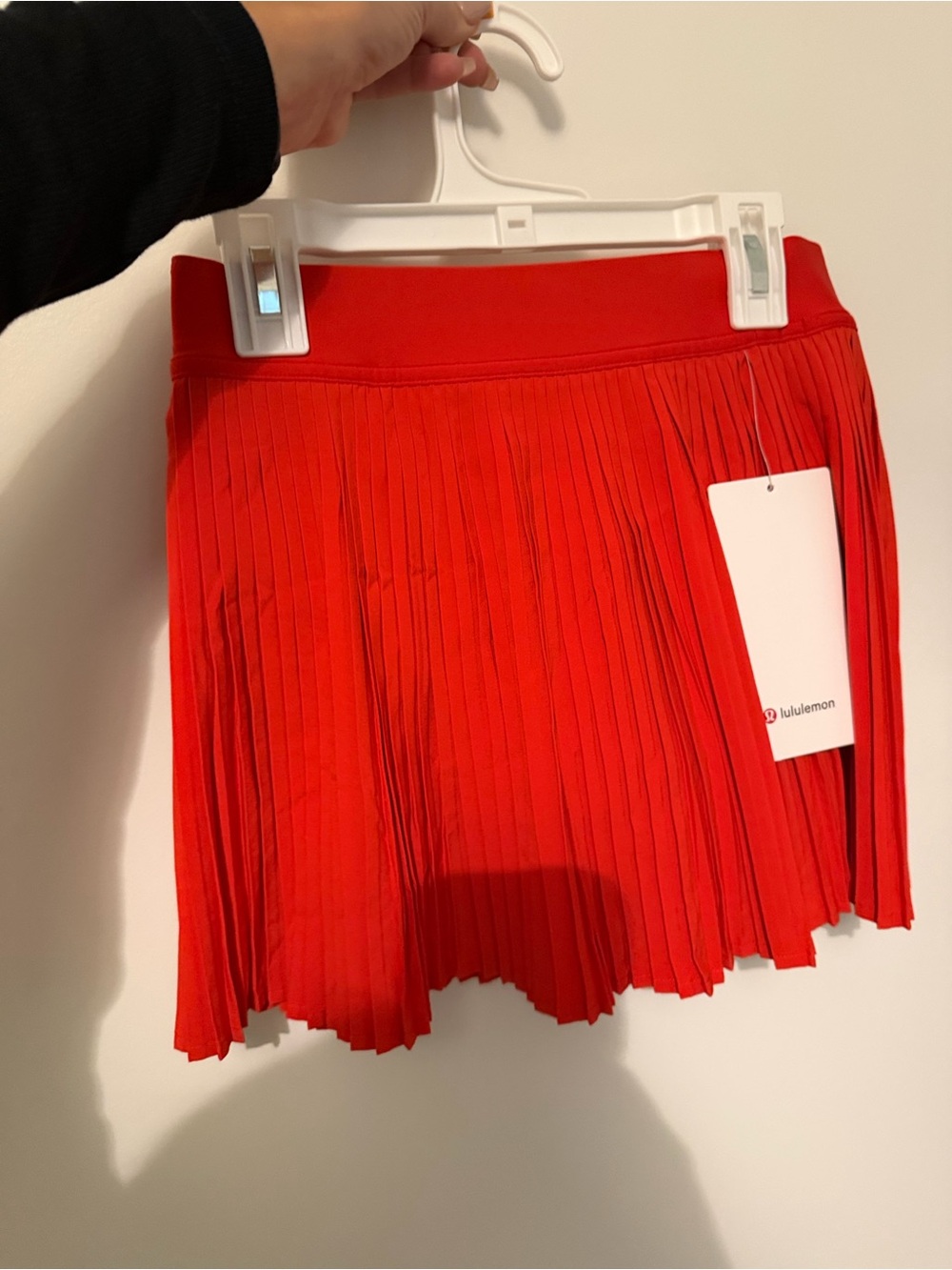 lululemon athletica orange Pleated Skater Skirt